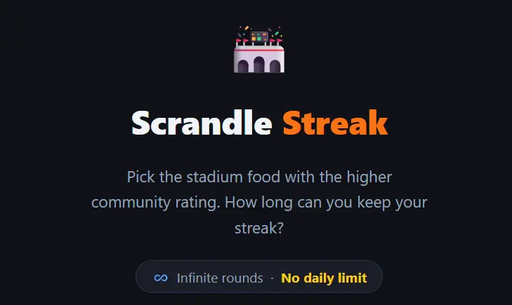 Scrandle Streak